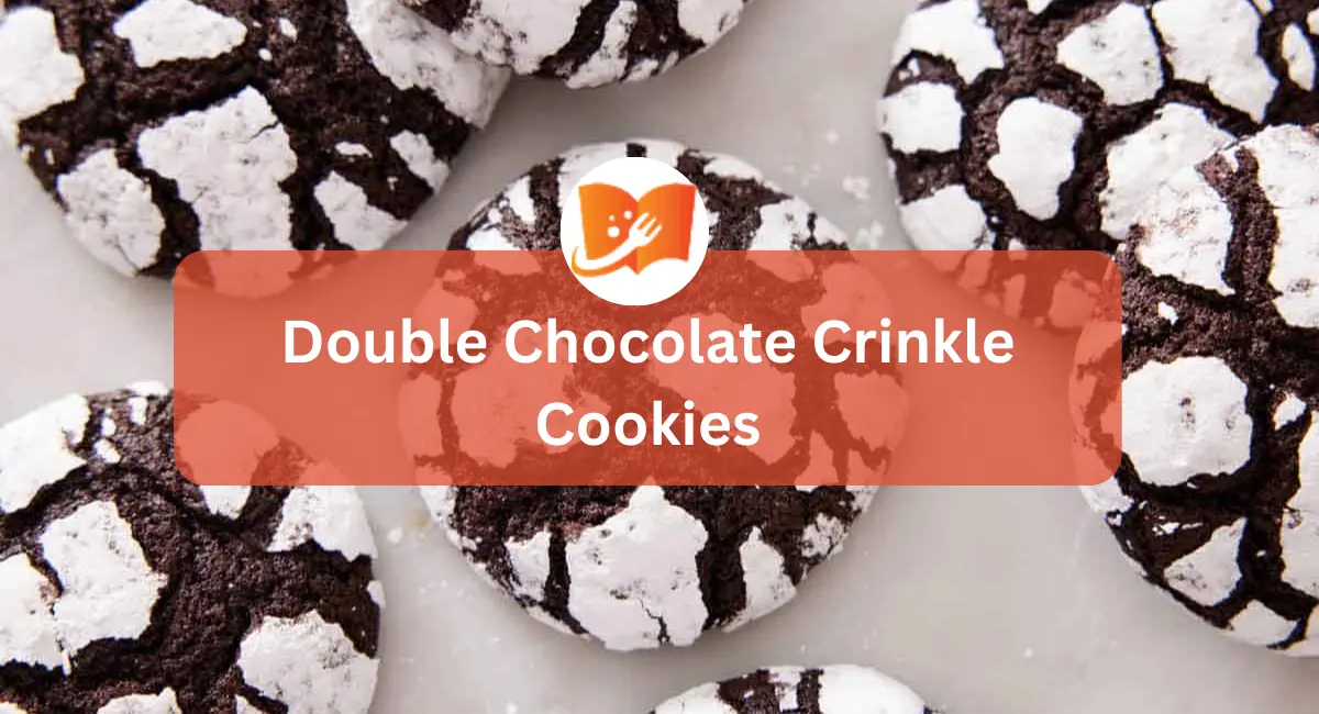 Double Chocolate Crinkle Cookies